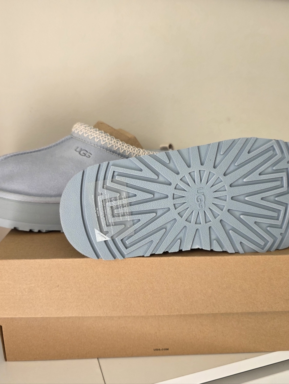 Authentic UGG Womens Tazz Slipper -Sea Foam - Picture 4 of 9
